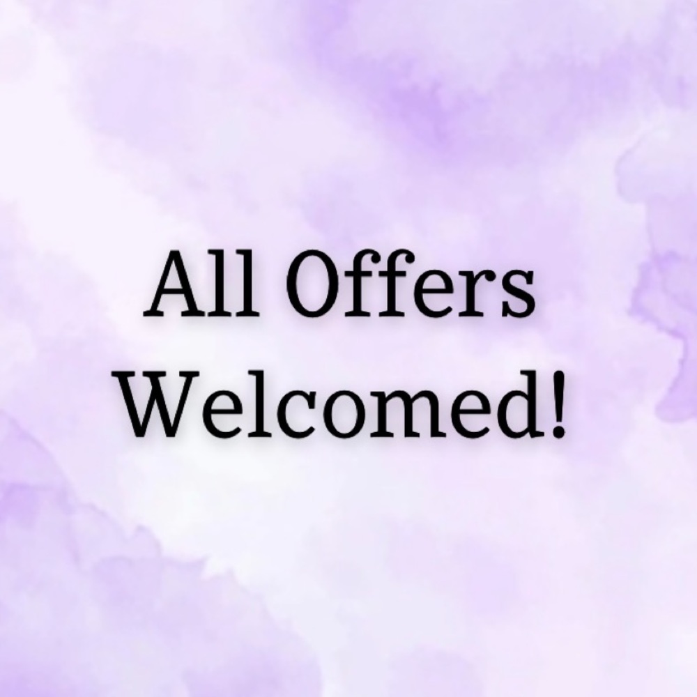 All reasonable offers accepted!